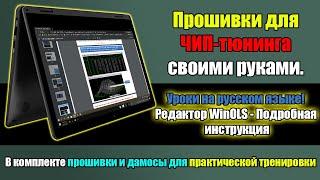 Редактор прошивок для ЧИП тюнинга - Уроки WinOLS на русском языке. Подробная инструкция.