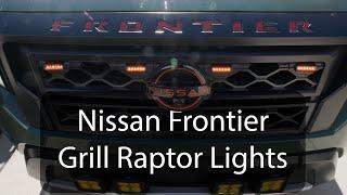 My Nissan Frontier with Grill Raptor Lights | Easy Install