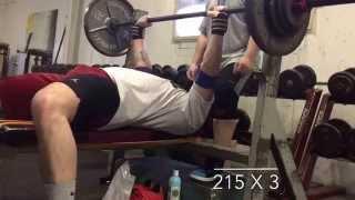 JoshStrength 3/16/15 bench night