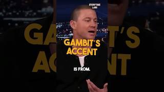 Channing Tatum TELLS us where Gambit's ACCENT came from #storytimelabs #channingtatum #gambit