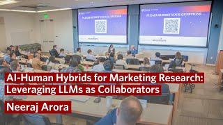 AI-Human Hybrids for Marketing Research Leveraging LLMs as Collaborators – Business & Generative AI