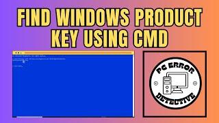 How to Find Windows 11 Product Key Using CMD