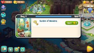 Playrix Gardenscapes New Acres - Garden of Wonders - Day 2 - Lets Play Match 3 Mobile Games