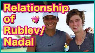 Relationship of Andrey Rublev and Rafa Nadal 丨 Father & Son 