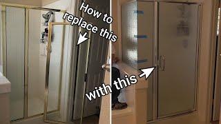 How to install framed shower door. Detailed!