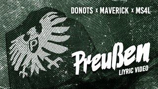 DONOTS x MAVERICK x MS4L - Preußen (Lyric Video)