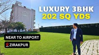 Solitaire Greens 3 BHK Flat with Lift & Gated Society in Dayalpura, Patiala Road, Zirakpur