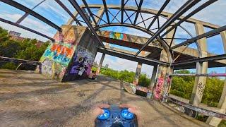 Uncut FPV Freestyle | Shredding this Abandoned Train Station