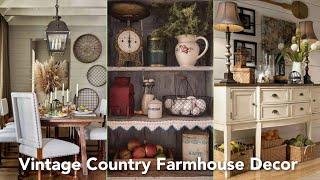 100  Vintage Country Farmhouse Decor Ideas for Every Room #farmhouse #decoration