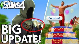 The Sims 4: CAKE DANCER, GRIM'S REDESIGN, NEW HOMES, & MORE! (January 2025 Patch Update)