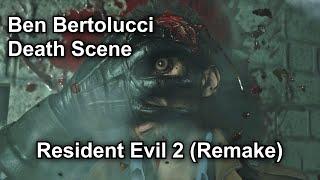 Ben Bertolucci gets brutally killed by Mr. X  Resident Evil 2 (Remake)