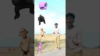 Frog Joker Gorilla and Red Dame,VFxMagicVideo |  #viralvideo #shorts #trending #viralshorts #vfx