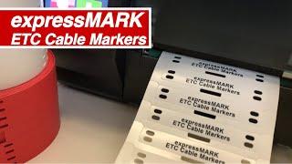 expressMARK ETC Tie-On Cable Markers