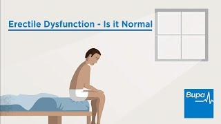 Bupa | Erectile Dysfunction - Is It Normal?