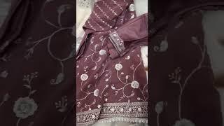 #fashion Ziaaz Designs - brand that speaks for itself️*Noor dainty dusk code 232 Semi READYMADE -XL