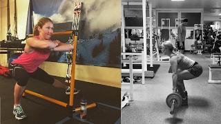 Mikaela Shiffrin training