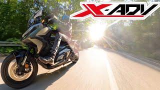 Honda X-ADV 750 - 360 Ride - HQ Exhaust Sound , Acceleration , Sport Mode , Gravel Mode - POV