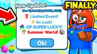  *NEW* Pet Simulator X Update Comeback BUT..  OP SUPER LUCKY! (Roblox)