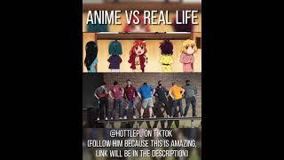 Joshiraku Ending Theme - Nippon Egao Hyakkei | Tiktok dance vs anime