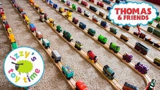 Thomas and Friends | Izzy's Thomas Train Collection! With KidKraft Brio and Imaginarium | Toy Trains