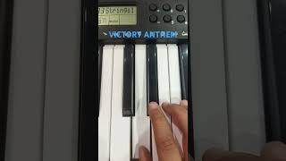 HOW TO PLAY VICTORY ANTHEM STARTING ON SYNTHESIZER CORRECTLY | #synthesizer #shorts