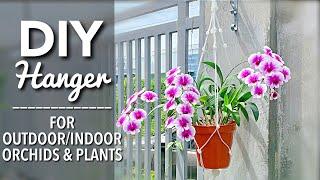 DIY HANGER FOR OUTDOOR/INDOOR ORCHIDS & PLANTS | How to Make Orchid Hanger | Lagayan ng Orchids