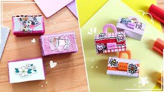 Cute Miniature Stationary  | DIY Miniature Craft ideas ||  Mini Paper Crafts 