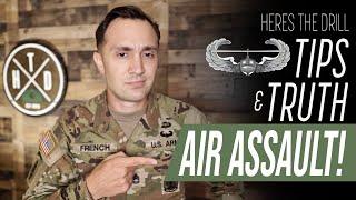 Here's The Drill - Tips and Truths about Air Assault School