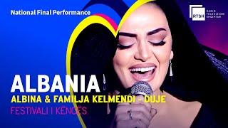 Albina & Familja Kelmendi - Duje | Albania  | National Final Performance | Eurovision 2023