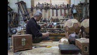 Traditional Chinese handmade woodworking craftsmanship  trailer