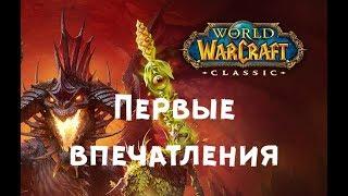 Возвращение легенды! WOW Classic первые впечатления!