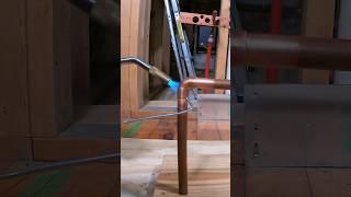 Copper Pipe Soldering Tips - #shorts #homerepairtutor