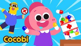 No! Medicine is Not Candy! Fun Songs for Kids | Cocobi