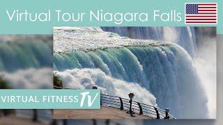 Virtual Tours of Famous Places - Niagara Falls - USA - With Niagara Waterfall Sounds