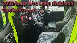 2021 Jeep Wrangler Rubicon JLU in Gecko Green Clearcoat - Join us on our  new off road adventure!