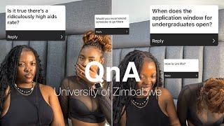 UNIVERSITY OF ZIMBABWE QnA (application, blessers, social life, diet, …)  || Tanaka Paula