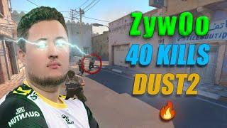 CS2 | ZywOo Insane 40 Kills POV on FACEIT | 40-20 | Dust2