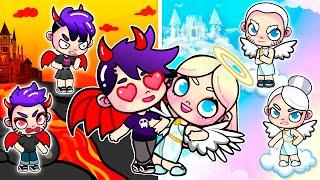 My Parents Became Angels And Protecting Me | Sad Avatar World Story | Toca Life World