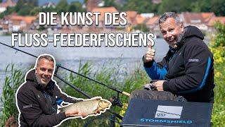 Die Kunst des Fluss-Feederfischens - Feedern am Fluss