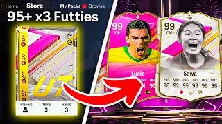 95+ x3 FUTTIES PACKS & 650K PACKS!  FC 24 Ultimate Team