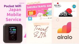 How to Choose Japan Travel Mobile Data/ Voice Plan for Tourist - SIM, eSIM, Pocket WIFI