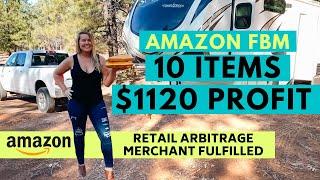 $1120 Profit from 10 Items: Retail Arbitrage Selling on Amazon doing Merchant Fulfilled (FBM)