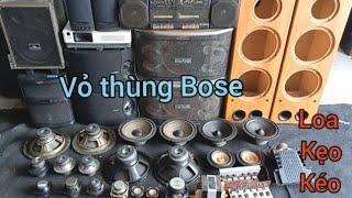 Vỏ thùng bose, cassette national,loa kẹo kéo, súp,bass 25, 20,loa nội địa, nguồn sò amply, máy chiếu