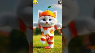 So Cute  Orange Cat Funny Broom Broom Dance  #cat #dance #funny #shorts