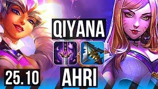 QIYANA vs AHRI (MID) | 6/3/10 | KR Diamond | 25.10