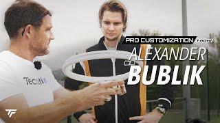 TECNIFIBRE l Pro Customization: building the perfect touchy racquet for Alexander Bublik