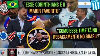 ARGENTINOS DEBATEM CORINTHIANS E BRASILEIROS NA COPA SUL-AMERICANA... RACING PODE ENCARAR?