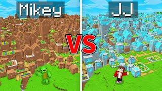 Mikey POOR Village vs JJ RICH Village Survival Battle in Minecraft (Maizen)