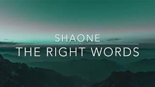 The Right Words (All Paths EP)  | shaOne (Sean Clarke Music)