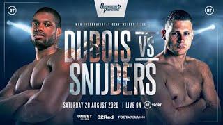 Daniel Dubois vs Ricardo Snijders Prediction (WBO International Heavyweight Championship)